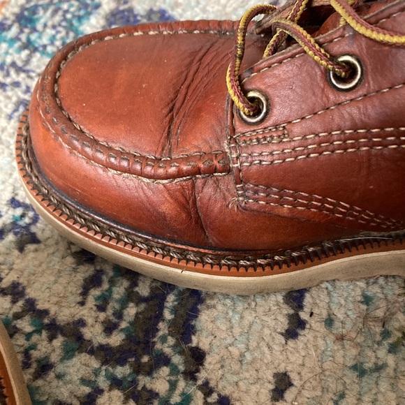 Thorogood 6" Moc Toe Wedge Lace-Up Work Boots 814-4200 6 EE Non-Safety - Picture 9 of 11